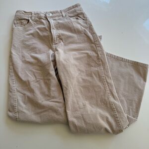 Divided Beige Straight Leg Pants